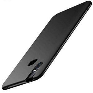 JBJ Silicon Candy With Anti Dust Plugs Shockproof Slim Back Cover Case For Vivo V15, Vivo 1819, Black