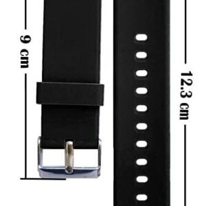 JBJ19mm Silicone Smart Watch Strap for Men & Women - PACK OF 1