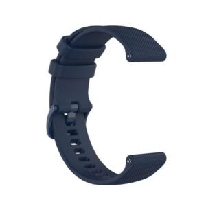 JBJ Soft Silicone 19mm Smartwatch Strap Metal Buckle Compatible with Noise Colorfit Pro 2/Oxy/Pulse/Beat, Boat Storm Smart
