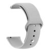 JBJ Soft Silicone 19mm Smartwatch Strap Metal Button Compatible with Noise Colorfit Pro 2/Oxy/Pulse/Beat, Boat Storm Smart