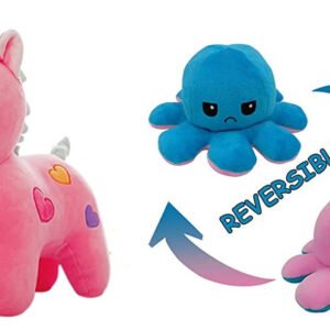 Unicorn Teddy Bear Plush Soft Toy Cute Kids Birthday Animal Baby Boys/Girls (25 cm, Pink)