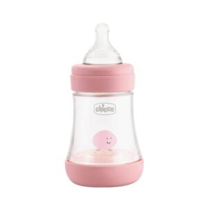 Chicco Perfect 5 Baby Milk Feeding Bottle, Advanced Anti-Colic System, BPA Free, Hygienic Silicone Teat, for Babies & Toddlers,