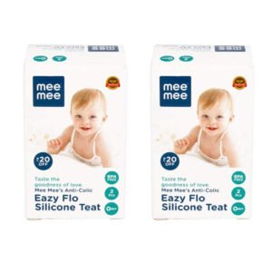 Mee Mee Anti-Colic Easy Flo Silicone Teat - Large - Pack of 2 (4 Pieces)