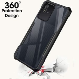JBJ Shockproof Crystal Clear Back Cover Case for Realme Narzo 50i | 360 Degree Protection | Protective Design |
