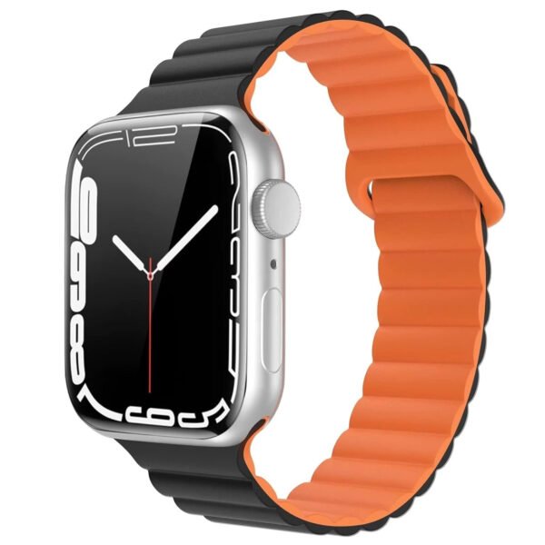 OMI Silicone Magnetic Bands Compatible with Apple Watch Straps 49mm 45mm 44mm 42mm 41mm 40mm 38mm, Strong Magnetic Closure