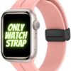 OMI Buckle Magnetic Clasp Watch Straps/Bands Compatible with Apple iWatch Strap 38mm 40mm 41mm 49mm 45mm 44mm 42mm