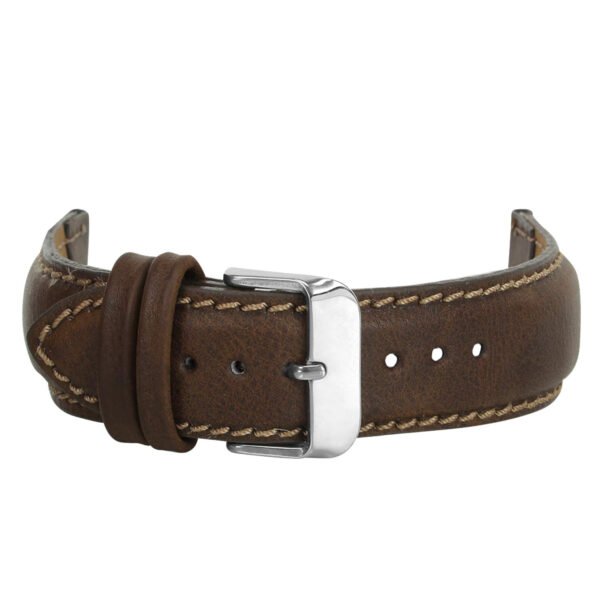 OMI Vegan Leather Brown Watch Strap Size 22mm (9270922)