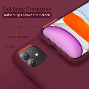 JBJ Silicone Back Cover Compatible for iPhone 11 (MultiColor )