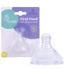 R for Rabbit First Feed Soft Silicone Teat for Glass/PP Bottle(6m+) - X Size