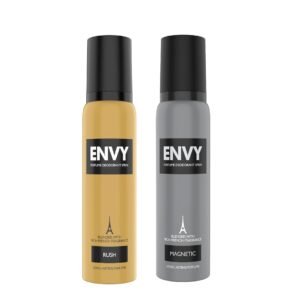 ENVY Men's Body Spray Fragrance RUSH & MAGNETIC For adult/boys for party/official/professional/regular/college use white combo