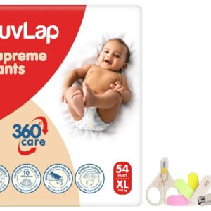 LuvLap 7In1 Baby Grooming Kit,Portable Baby Grooming Kit for New Born Baby,Finger Brush,Hair Brush,Comb,Baby Nail Scissor,Baby
