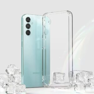 JBJ Transparent Crystal Clear Back Cover Case for Samsung Galaxy M14 5G | Shockproof Soft TPU Case | Cushioned Edges for