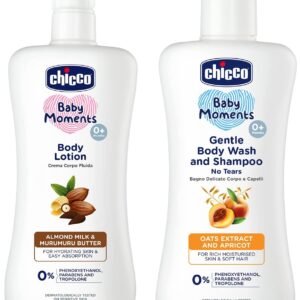 Chicco Body Lotion 500Ml With Gentle Bodywash & Shampoo 200Ml