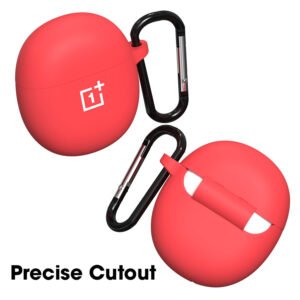 OMI Earphone Case Cover Compatible with OnePlus Nord Buds CE, Soft Silicone Skin Case Cover Shock-Absorbing Protective Case