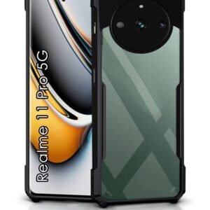 JBJ Shockproof Crystal Clear Back Cover Case Realme 11 Pro 5G | 360 Degree Protection | Protective Design | Transparent Back