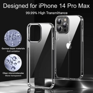 JBJ Designed for iPhone 14 Pro Max Cover | Ultra Hybrid Drop and Camera Protection Back Cover Case for iPhone 14 PRO MAX (TPU