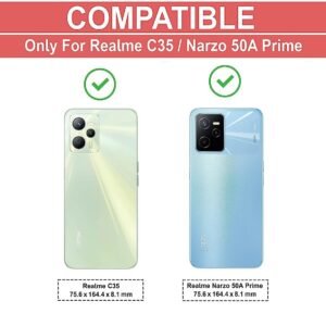 JBJ Back Case Cover for Realme C35 / Realme Narzo 50A Prime | Compatible for Realme C35 / Realme Narzo 50A Prime Back Case