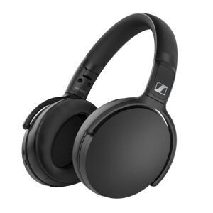 Sennheiser HD 350BT Bluetooth Wireless Over Ear Headphones with Mic (Black)