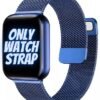OMI  Metal Magnetic Milanese Loop Watch Straps Compatible With Apple iWatch Replacement Bands For Men Women, Strap Size [