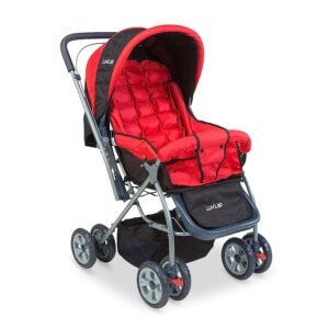 LuvLap Starshine Baby Stroller/Pram for 0 to 3 Years, New Born/Toddler/Kid, Lightweight, Adjustable backrest, 360° Swivel