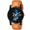 OMI   Analogue Black Dial Leather Strap Mahadev Watch for Men and Boy