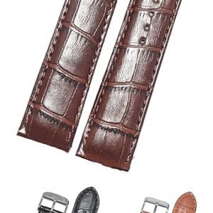 OMI Full-Padded, Leather Watch Strap // For 18mm, 20mm, 22mm, or 24mm (Choose Your Size & Color)