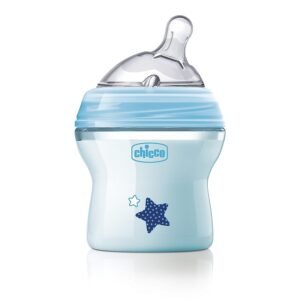 Chicco Natural Feeling Baby Milk Feeding Bottle with Wide Neck, Anti-Colic for Easy Milk Flow, For Babies & Toddlers 0m+, 150ml