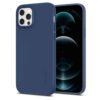 Spigen Thin Fit Back Cover Case for iPhone 12 and iPhone 12 Pro (TPU + Poly Carbonate | Deep Blue)