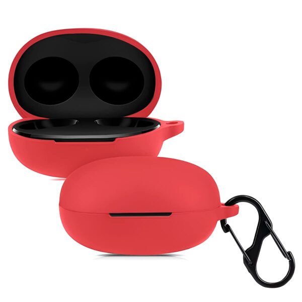 OMI  Silicone Cover Case with Buckle Compatible with Realme Buds Q2 / Realme Buds Air 2 Neo Earbuds