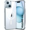 Mag-Safe Ultra-Hybrid Back Case Cover for iPhone 15| Camera Protection | Hard Crystal Clear Back |