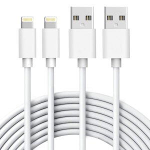OMI [2 PACK Fast Charging Cable and Data Sync USB Cable Compatible for iPhone 6/6S/7/7+/8/8+/10/11, 12, 13 Pro max iPad
