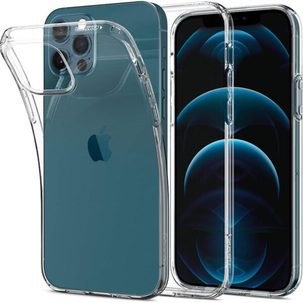 Spigen Liquid Crystal Back Cover Case for iPhone 12 and iPhone 12 Pro (TPU | Crystal Clear)