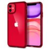 Spigen Ultra Hybrid Back Cover Case for iPhone 11 (TPU + Poly Carbonate | Red Crystal)