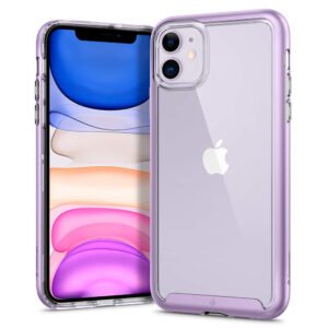 Spigen Skyfall Back Cover Case Compatible with iPhone 11 (Thermoplastic Polyurethane and PC | Lavender)
