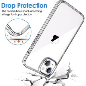 Designed for iPhone 14 Cover | Ultra Hybrid Drop and Camera Protection Back Cover Case for iPhone 14 (TPU + Polycarbonate