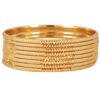 Fashion Latest One Gram Gold Plated Set of 8 Traditional Bangles for Women and Girls