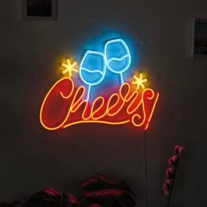 OMI Cheers Led Neon Signs Beer Bar Club Bedroom Neon Lights For Office Hotel Pub Cafe Wedding Birthday Party Man