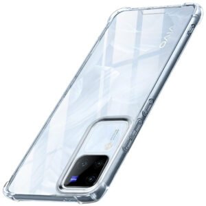 OMI Crystal Clear Back Cover Case for Vivo V30 / V30 Pro 5G | 360 Degree Protection | Shock Proof Design | Transparent