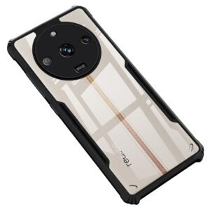 OMI Back Case Cover for, Realme 11 Pro Plus 5G (Polycarbonate, Thermoplastic Polyurethane_Matte Black)