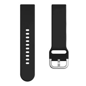 OMI 19mm Smartwatch Strap Metal Buckle Compatible With Noise Colorfit Pro 2/Oxy/Pulse/Beat, Boat Storm Smart Watch &
