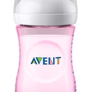 Philips Avent Natural Pink Feeding Bottle 260ml SCF034/10 by Fratelli