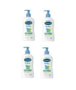Cetaphil Baby Daily Lotion, Suitable for baby’s delicate skin, Shea Butter and Vit E, 400 ml (Pack Of 4)