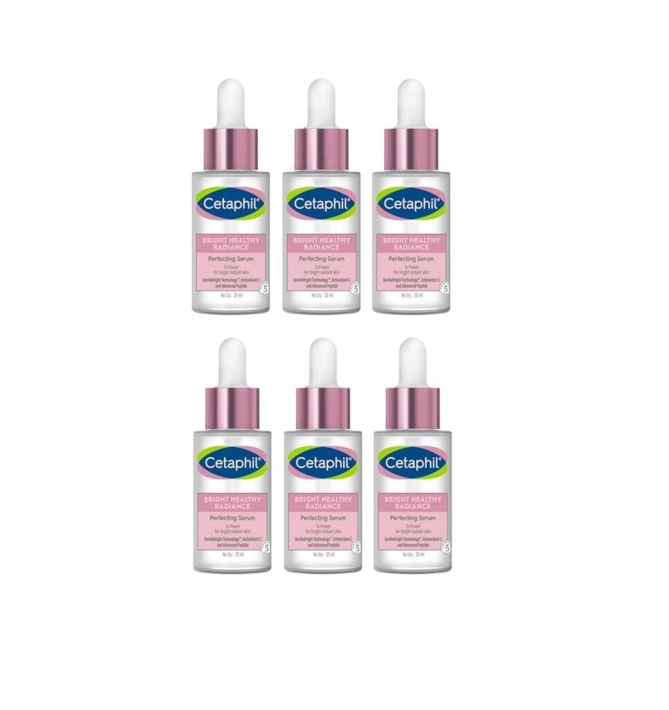 CETAPHIL Bright Healthy Radiance Brightening |Glow Serum | 30ml | Antioxidant C and Advanced Peptide | Removes Dark Spots & Dullness (Pack Of 4)