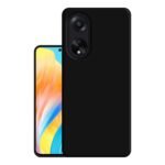 Exclusive Matte Finish Soft Back Case Cover for Oppo F23 5G - Black