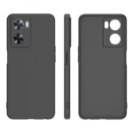Oppo A57 5g Camera Protective Back Cover for Oppo A57 5g (Silicon | Black)