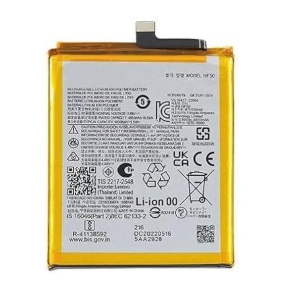 Original NF50 Compatible Battery for Motorola Edge Smartphone | Fast Charging Support, 100% Back Up, Guaranteed High Performance