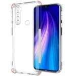 Silicone Mobile Cover Soft & Flexible Back Cover for Mi Redmi Note 8 (Transparent)
