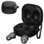 Earphone Case Cover Compatible for Samsung Galaxy Buds Live, Soft Silicone Skin Case Cover Shock-Absorbing Protective