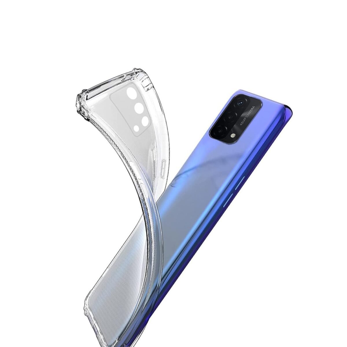 Mobile Back Cover Silicone (Oppo-A74(5G)-TPU-Clear) for Oppo A74 (5G) | (Transparent)