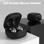 Earphone Case Cover Compatible for Samsung Galaxy Buds Live, Soft Silicone Skin Case Cover Shock-Absorbing Protective
